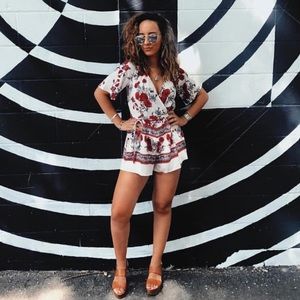 floral romper